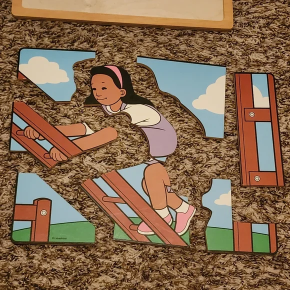 Lakeshore Differing Abilities Hardwood Puzzles Learning Education - Picture 6 of 6